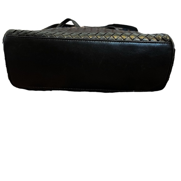 Siso Made in Italy Leather Woven Brown Shoulder Bag Excellent Condition. - Picture 6 of 7